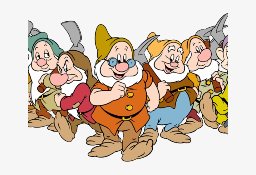 Snow White And The Seven Dwarfs Clipart Bow - Snow White And The Seven Dwarfs Png, transparent png #9243537