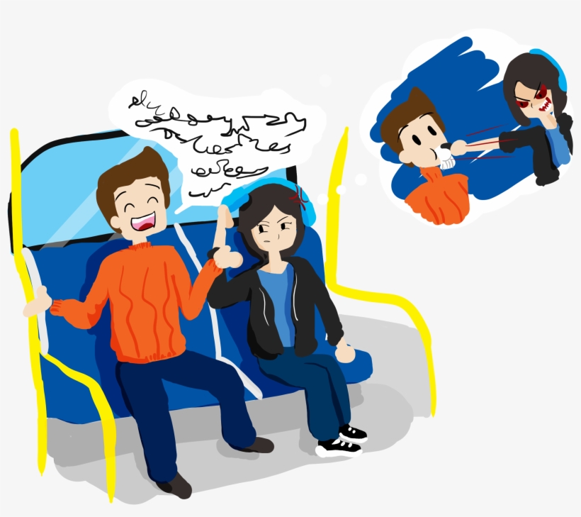 Banner Royalty Free Hanging Out With Clipart Talking - Not Talking To You Clipart, transparent png #9244429