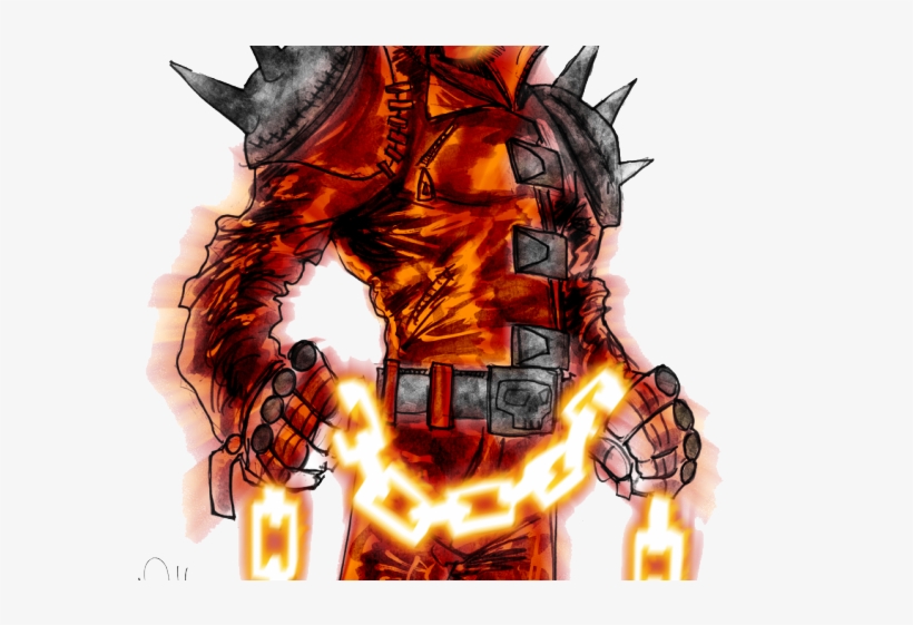 Ghost Rider Clipart Real - Deadpool And Ghost Rider Combined, transparent png #9244552