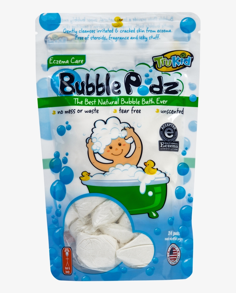 Trukid Bubble Podz, Eczema Care, Bubble Bath, 24 Count - Trukid Yumberry Bubble Podz, transparent png #9244854
