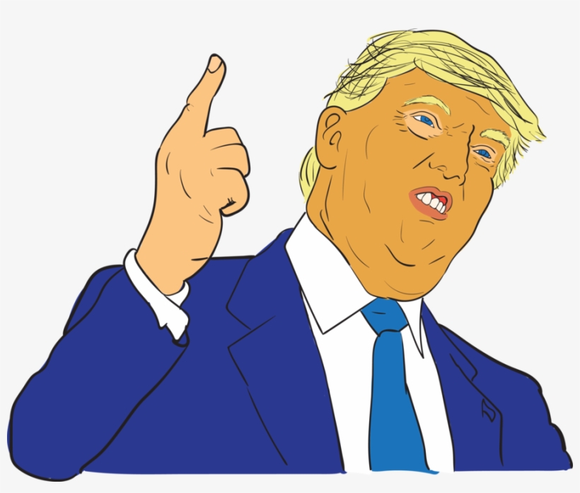 Finger Pointing At You Clipart - Trump Finger Clipart, transparent png #9245154