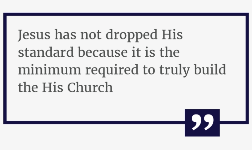 Jesus Has Not Dropped His Standard Because It Is The - Number, transparent png #9245888