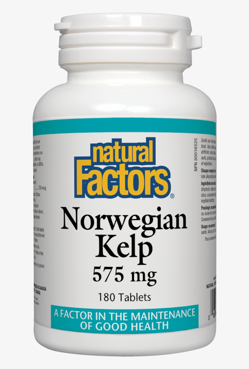 Natural Factors Norwegian Kelp, transparent png #9245924