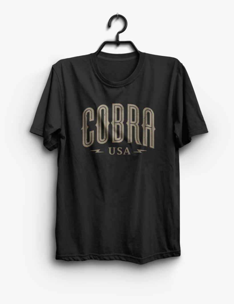 Cobra Tshirt Mockup Hero Logo Black V1, transparent png #9247586