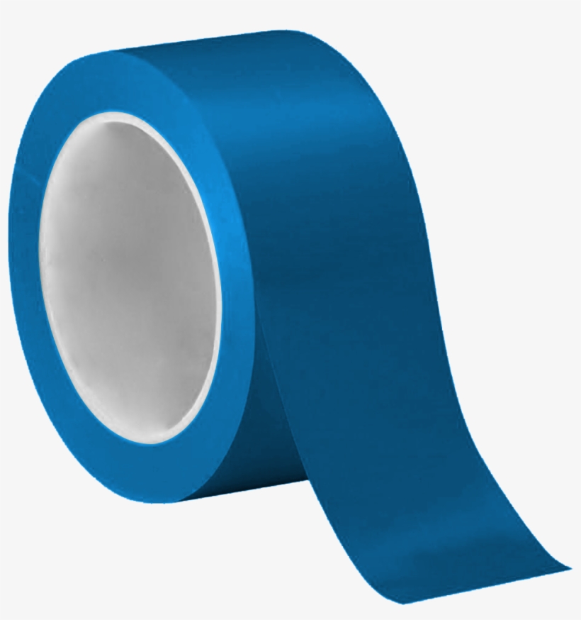 48mm X 914m Freezer Blue Tape - Adhesive Tape, transparent png #9247845