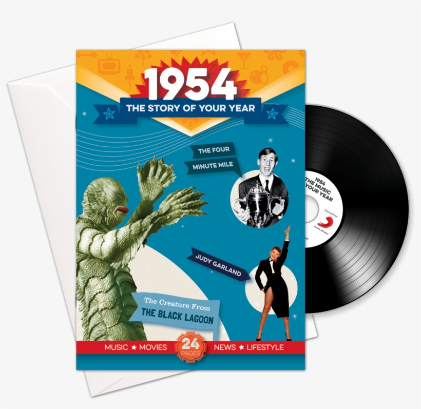 65th Anniversary Or Birthday Gifts ~ Booklet , Cd & - 1969 Birthday Card, transparent png #9248319