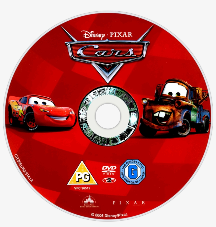 Cars Movie Fanart - Cars Dvd Disc, transparent png #9248799
