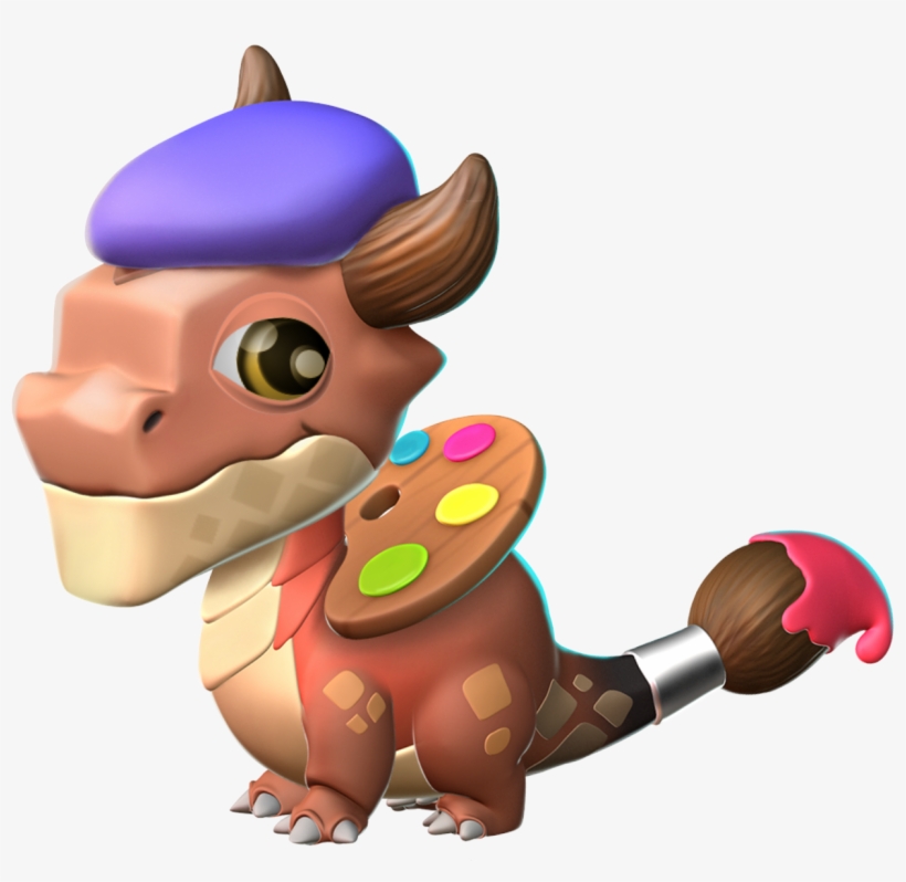 Palette Dragon Baby - Dragon Mania Legends Dragon De Paleta, transparent png #9250410