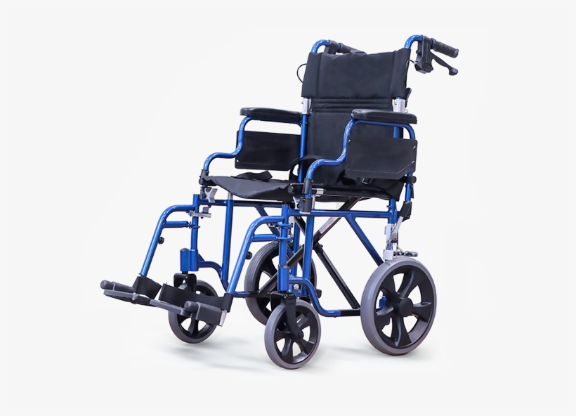 Deluxe Cgt Transport Chair - Motorized Wheelchair, transparent png #9250902
