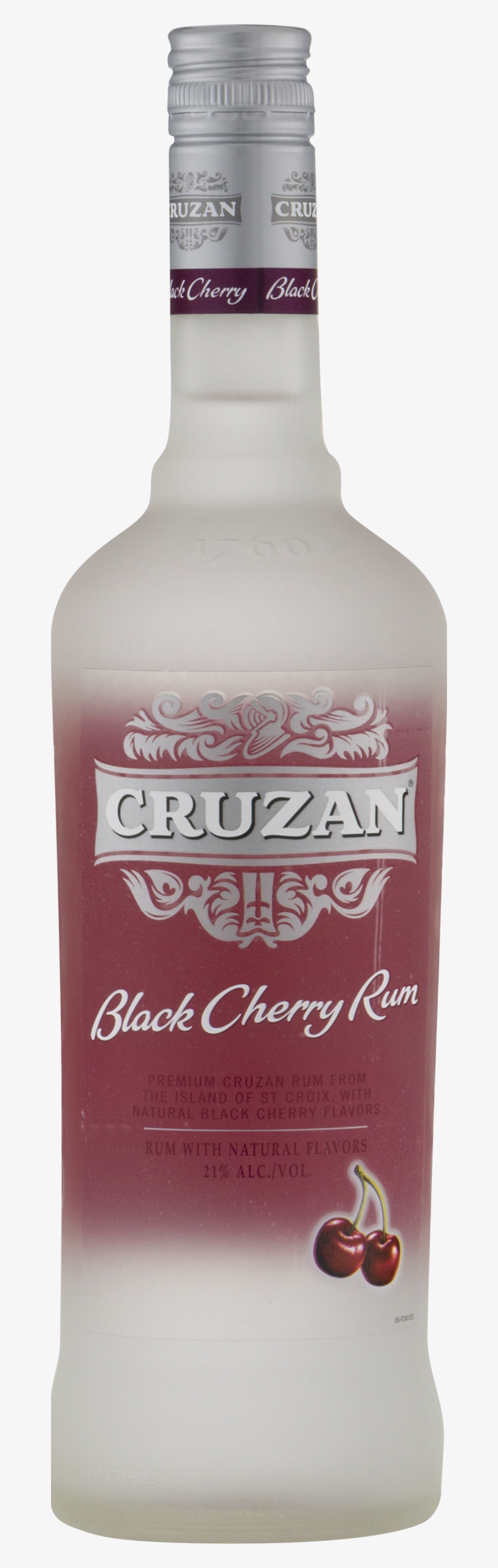 Bottle Photo [ ] - Cruzan Black Cherry Rum, transparent png #9251064