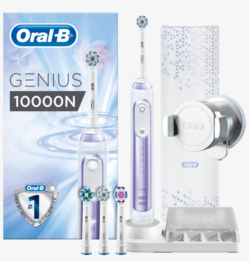 000n Orchid Purple Electric Toothbrush 1pcs - Oral B Pro 10000, transparent png #9251121