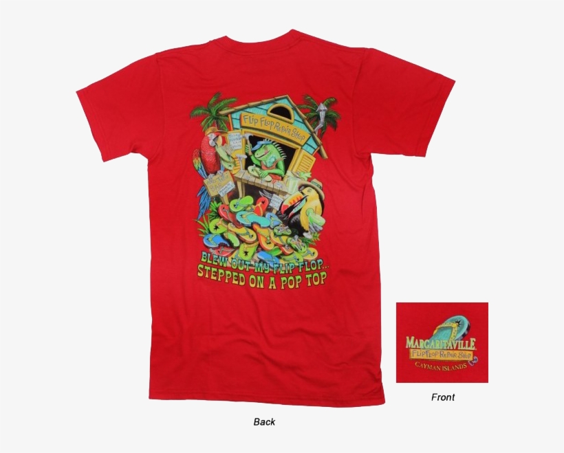 Flip Flop Repair Shop T- Shirt - Margaritaville Shirts, transparent png #9251161