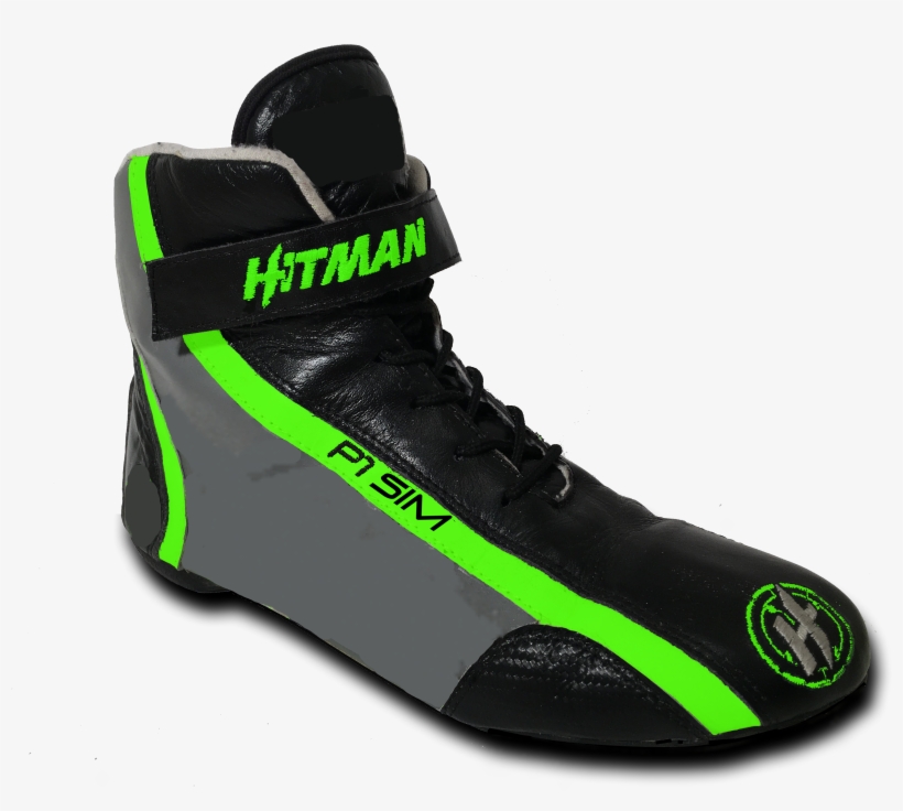 New Product Hitman P1 Sim Shoes - Neon Green Wrestling Shoes, transparent png #9251333