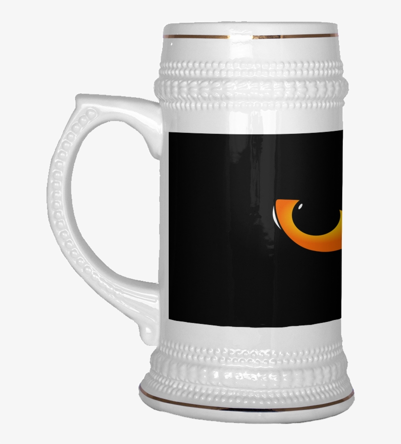 Evil Cat Eyes Beer Stein - Funny Beer Mugs, transparent png #9251850