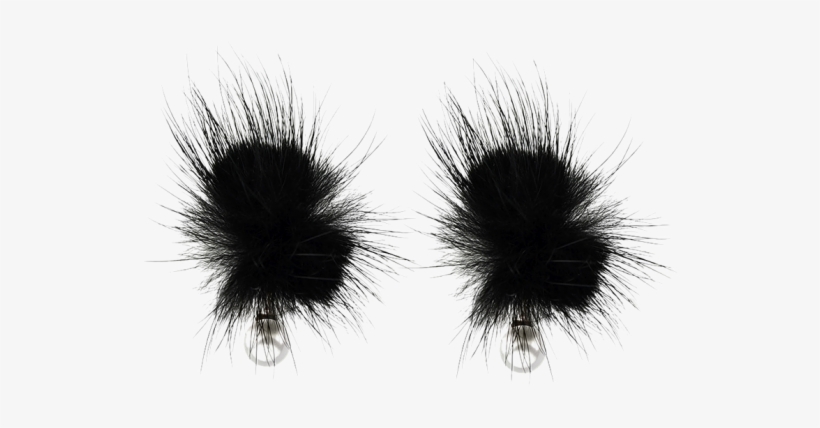 Shops Fuzzy Ball Earrings B - Pasties, transparent png #9252043