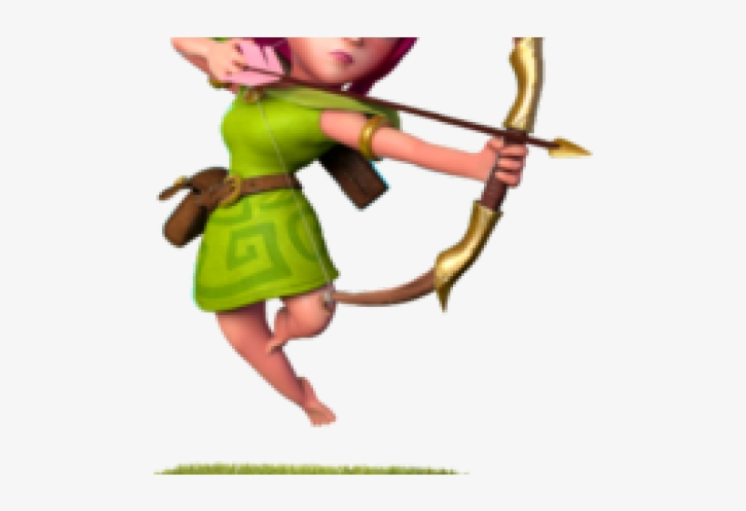 Clash Of Clans Clipart Character - Archer Of Coc, transparent png #9252637