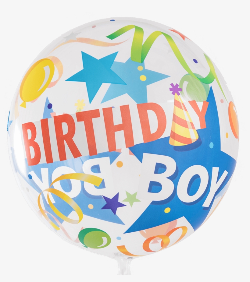 Birthday Boy Party Hat Bubble Balloon - Birthday Boy, transparent png #9252780