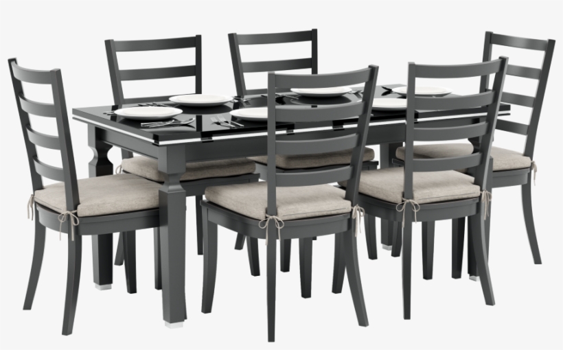 Contemporary Dining Table - Chair, transparent png #9252833