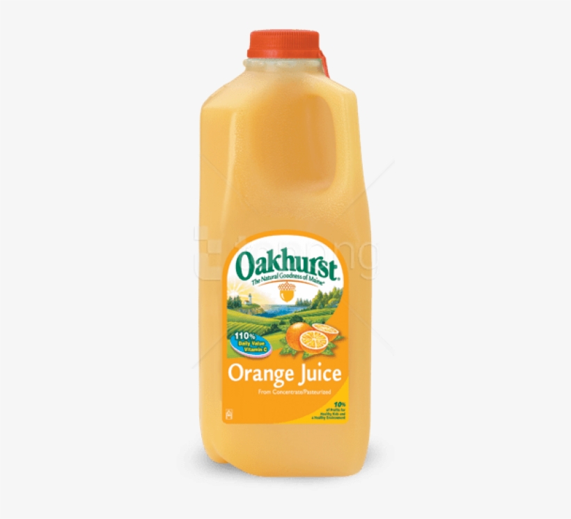 Free Png Orange Juice Splash Png Png Image With Transparent - Oakhurst Dairy, transparent png #9252835