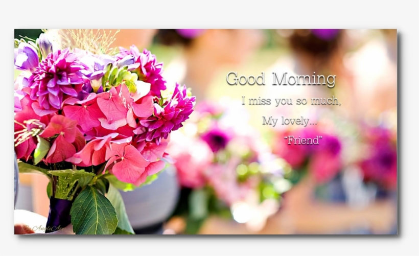 Good Morning & Good Night Beautiful Flower - Good Morning And Good Night Flowers, transparent png #9252953