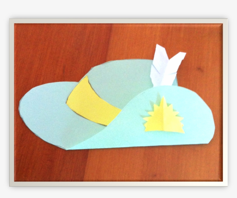 Even A Paper Feather Gives The Effect, Although I Think - Slouch Hat Craft, transparent png #9253100