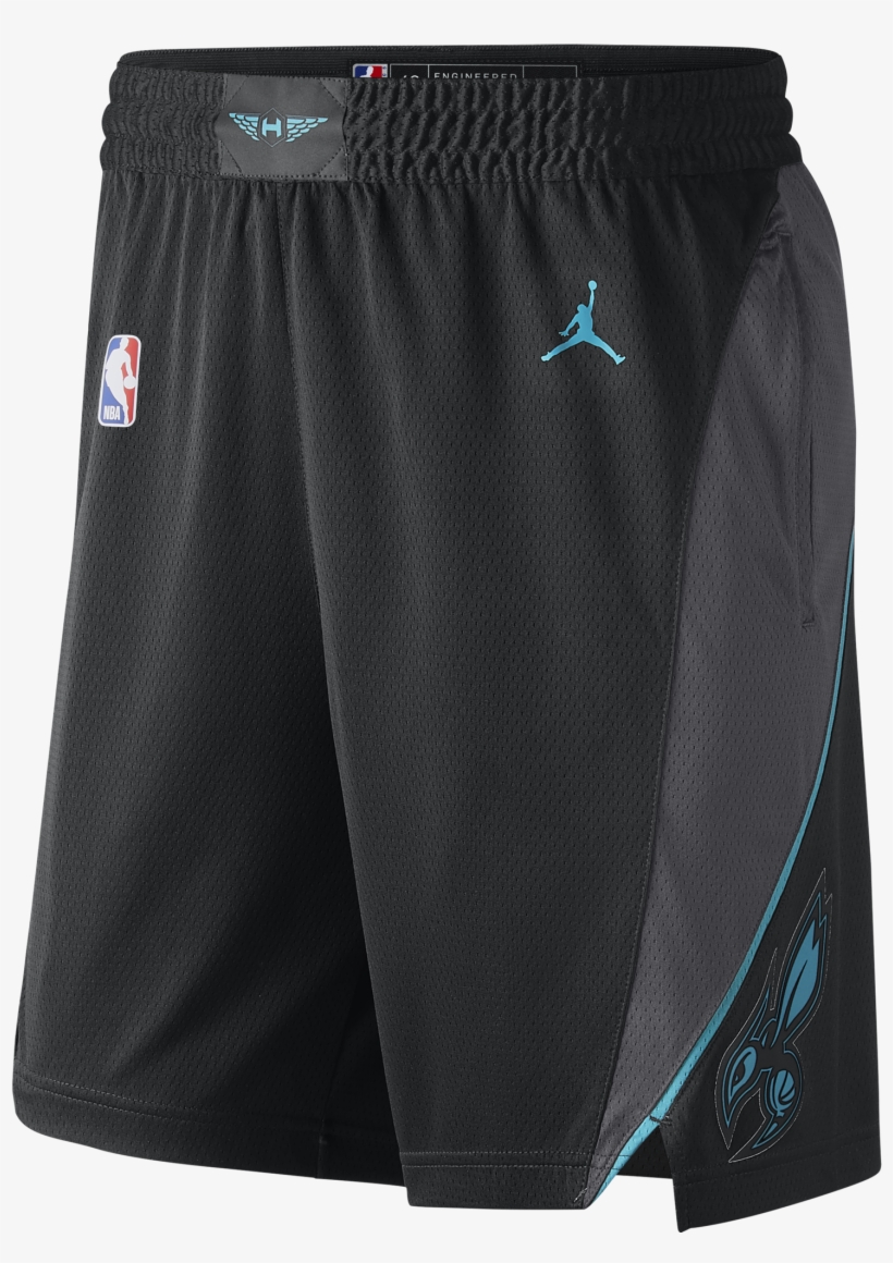 Air Jordan Nba Charlotte Hornets Swingman Shorts - Hornets City Edition Shorts, transparent png #9253450