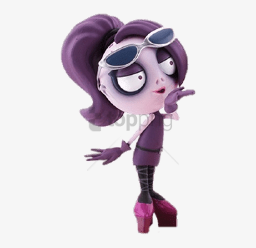 Free Png Download Zomgirl Blowing A Kiss Clipart Png - Zombie Dumb, transparent png #9253971