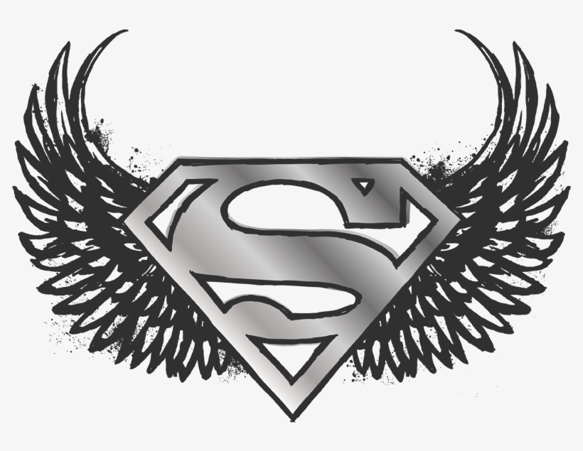 Superman Dirty Wings Men's Tall Fit T-shirt - Superman, transparent png #9254003
