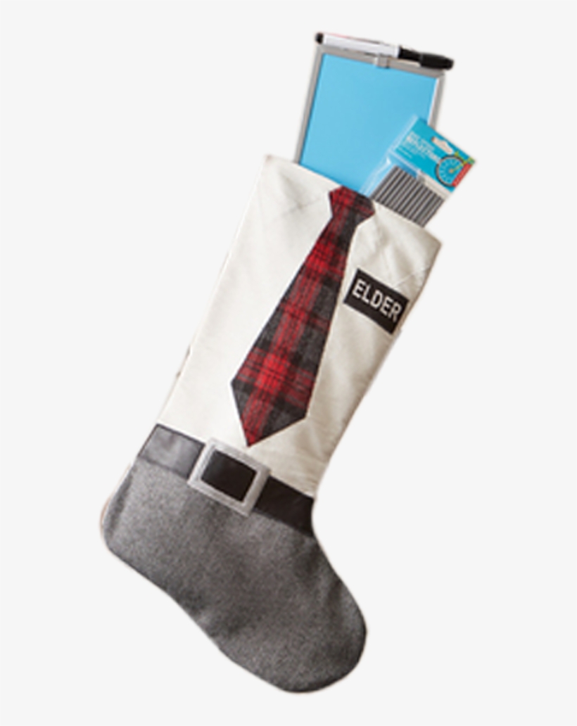 Plaid Wool Missionary Stocking - Sock, transparent png #9254630