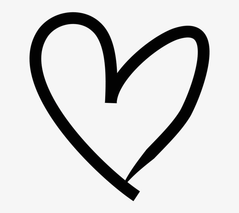 Hand Drawn Heart - Emblem, transparent png #9255022