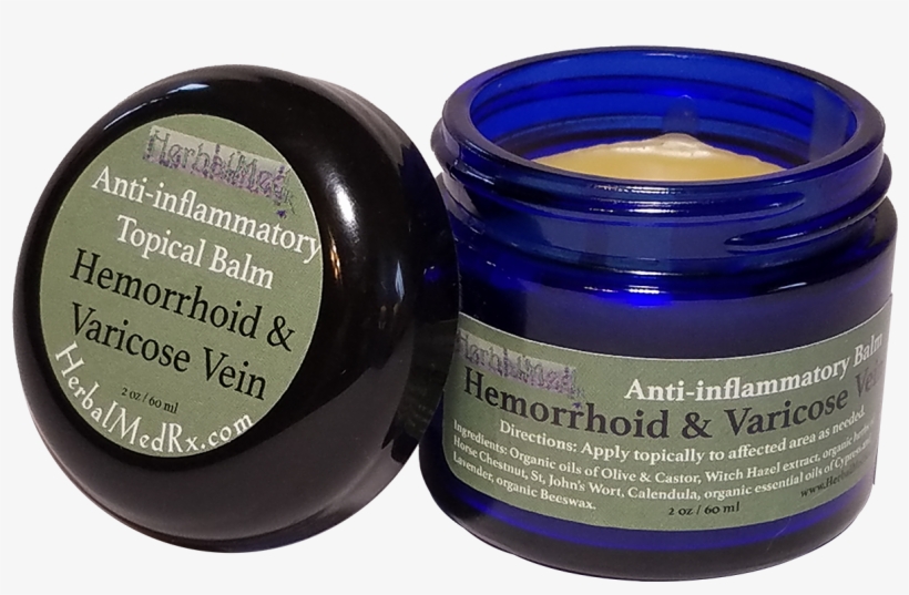 Hemorrhoid & Varicose Vein Balm - Cosmetics, transparent png #9255249