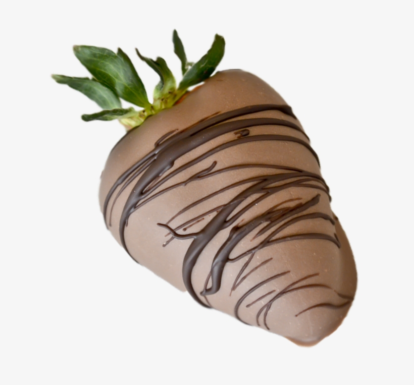 Homefruitsmilk Chocolate Dipped Strawberry - Natural Foods, transparent png #9255462