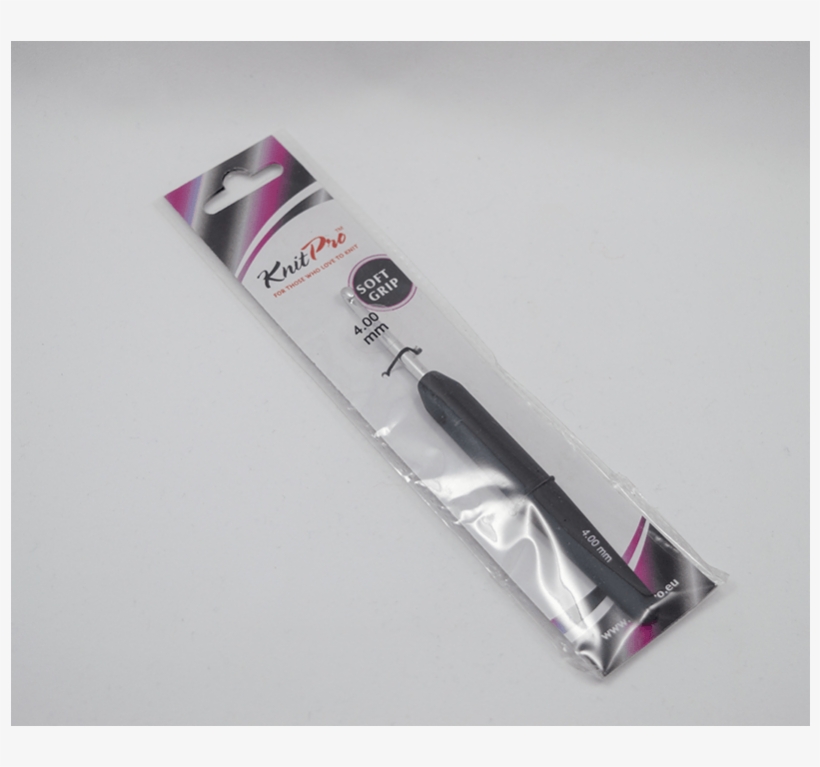 Knit Pro Soft Grip Hook - Lip Gloss, transparent png #9255808