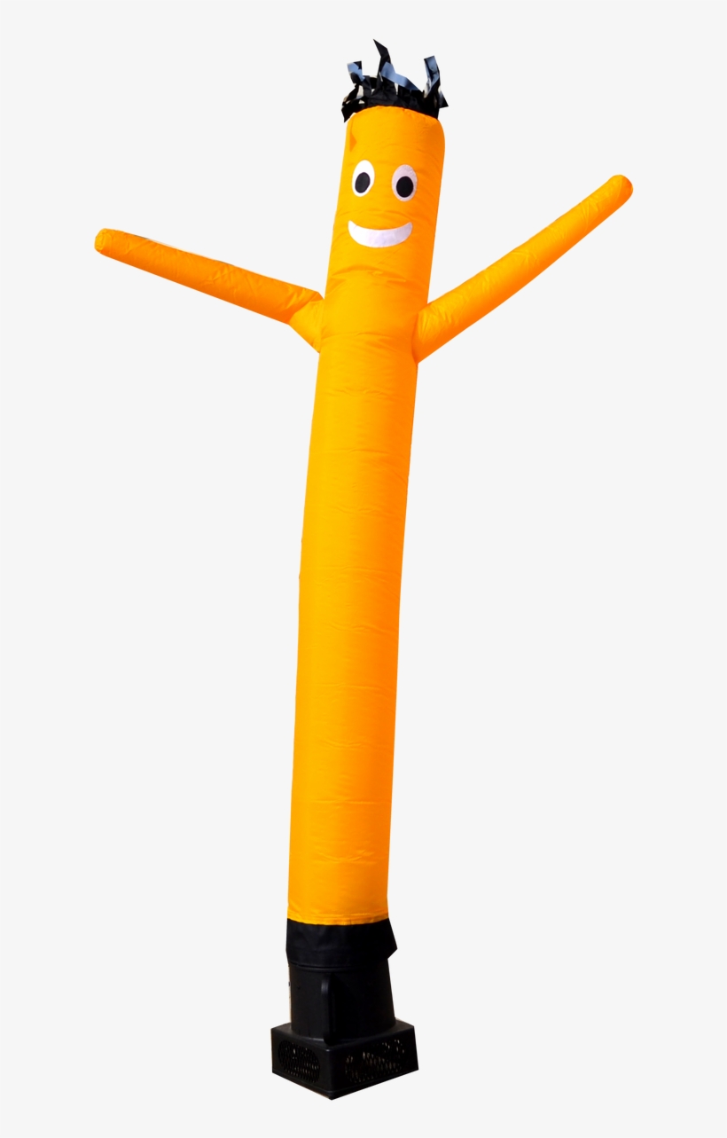 Air Dancers® Inflatable Tube Man 6ft Yellow - Tube Man, transparent png #9256009