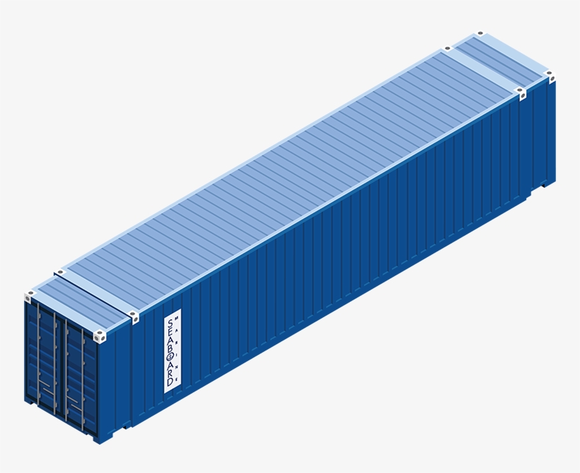 45 Foot High Cube Container - Shipping Container, transparent png #9256122