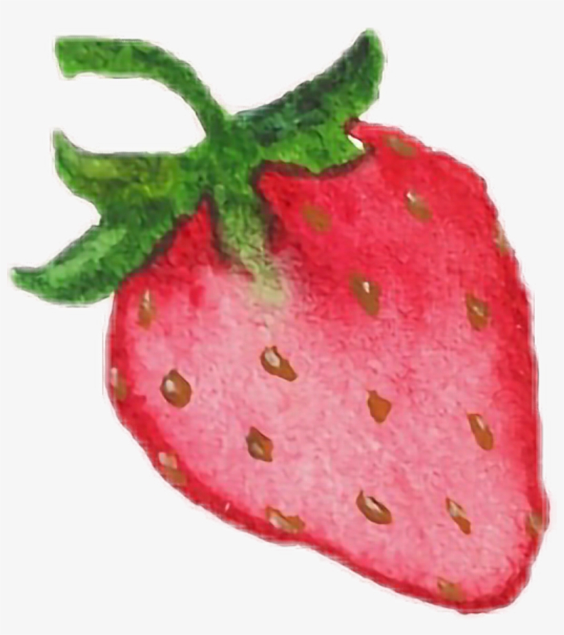 Fresa Sticker - Strawberry, transparent png #9256258