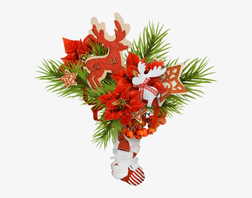 Cluster De Noël, Tube Png Décor / Christmas Scrapbook - Bouquet, transparent png #9256372