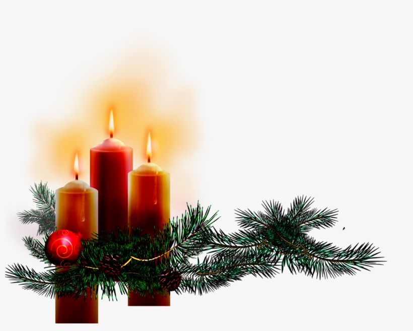 De Nuria D • Publicado En Gifs Y Glitters De Velas - Christmas Candle Decoration Png, transparent png #9256474