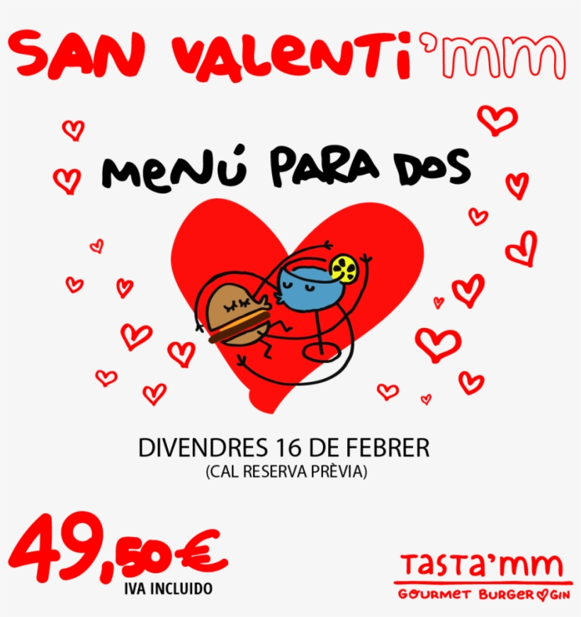Celebra San Valentín Con Un Menú De Lo Más Sensual - Illustration, transparent png #9256722