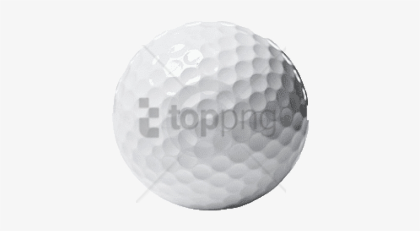 Golf Ball Clipart Stick - White Golf Ball Png, transparent png #9257098
