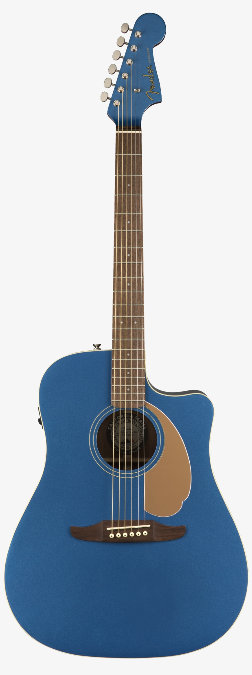 Fender Redondo Player Walnut Blb 01 - Fender Redondo Player Belmont Blue, transparent png #9257143