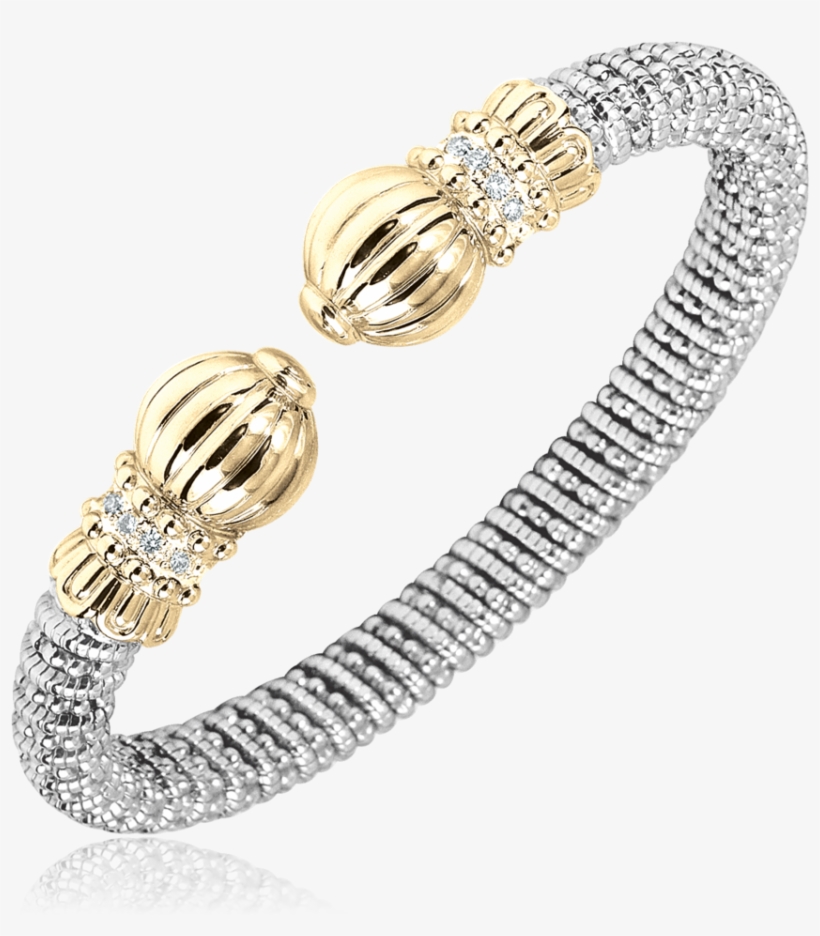 Vahan Two Tone Diamond Bracelet - Bracelet, transparent png #9257510