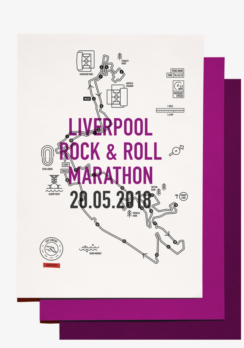 Liverpool Rock And Roll Marathon - Poster, transparent png #9257922
