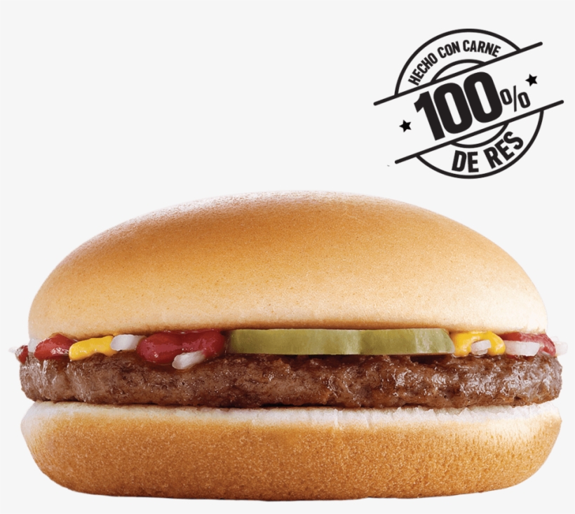 Hamburguesa Con Carne De 50 Gr, Cebolla, Pepinillos, - Mc Lanche Feliz Hamburguer, transparent png #9258021