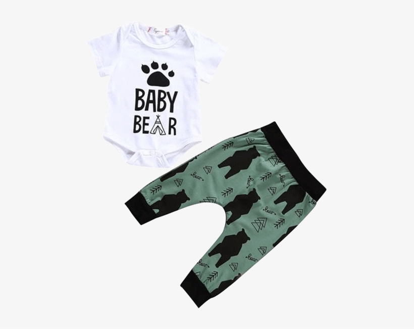 Baby Bear Tent Clothing Set - Bear, transparent png #9258160