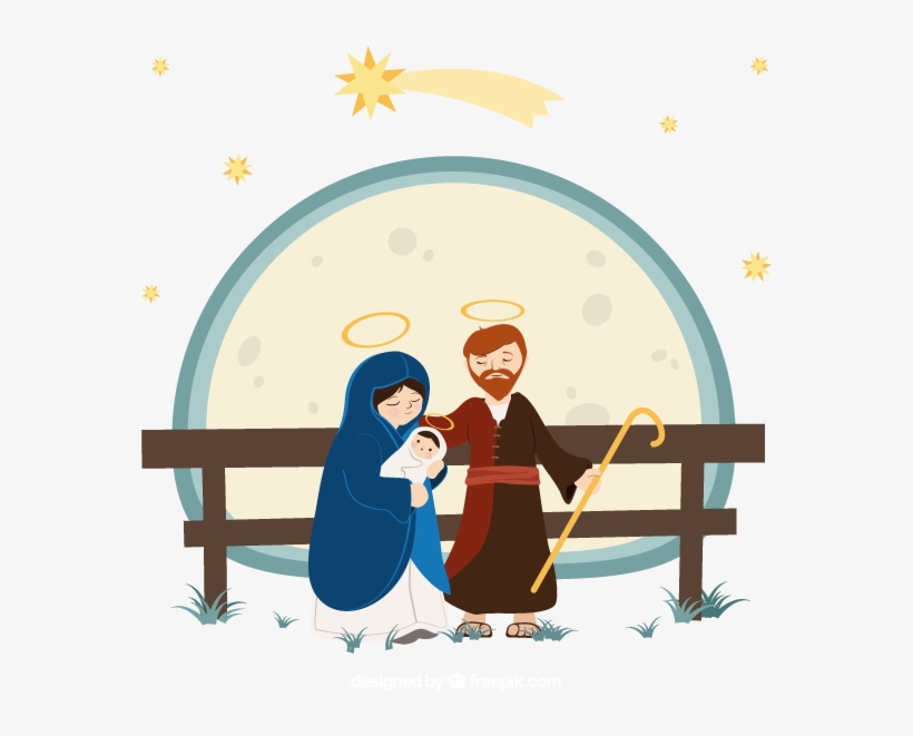 Christian Holy Angel Of Illustration Jesus Nativity - Vetor Do Nascimento De Jesus Png, transparent png #9258279