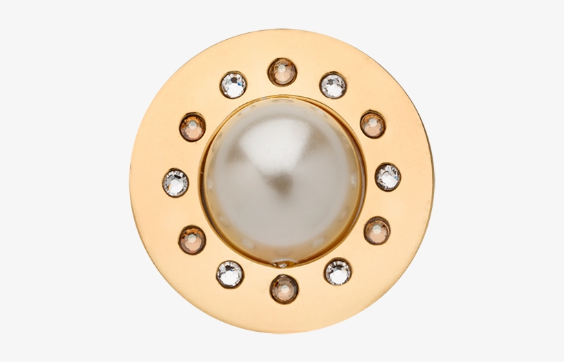 Nikki Lissoni In The Middle Small Gold Plated Coin - Circle, transparent png #9258565