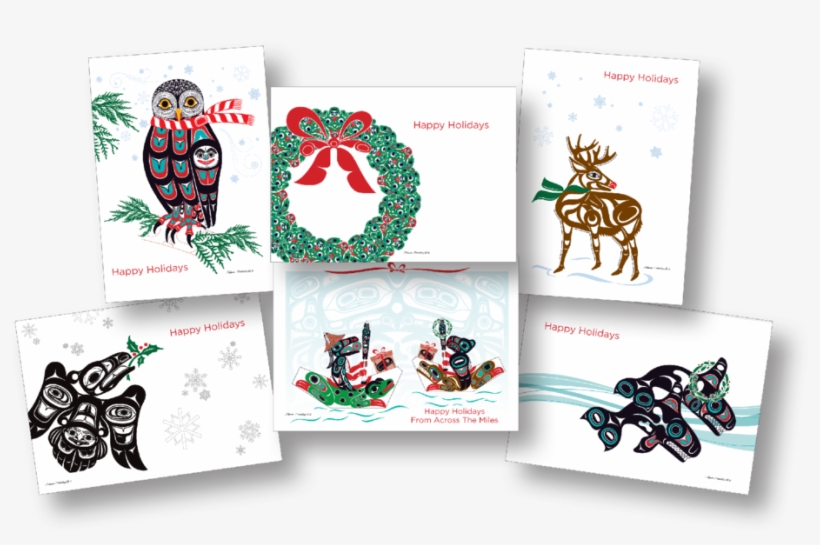 Northwest Native Holiday Shotridge Boxed Theme Tlingit - Illustration, transparent png #9258806