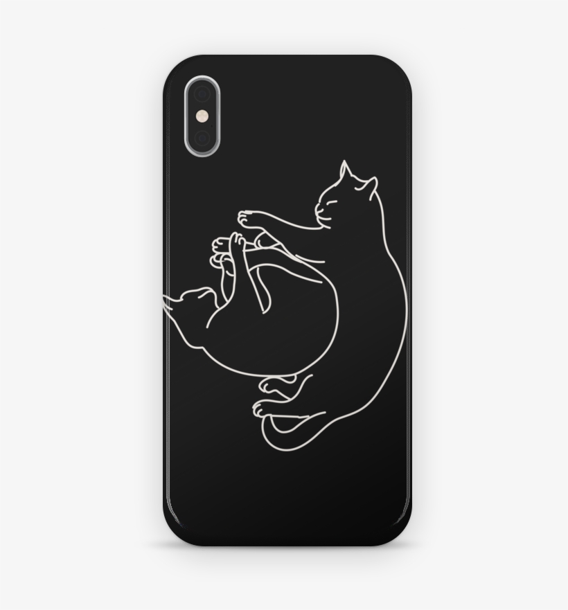 Case Sleeping Cats - Smartphone, transparent png #9258862