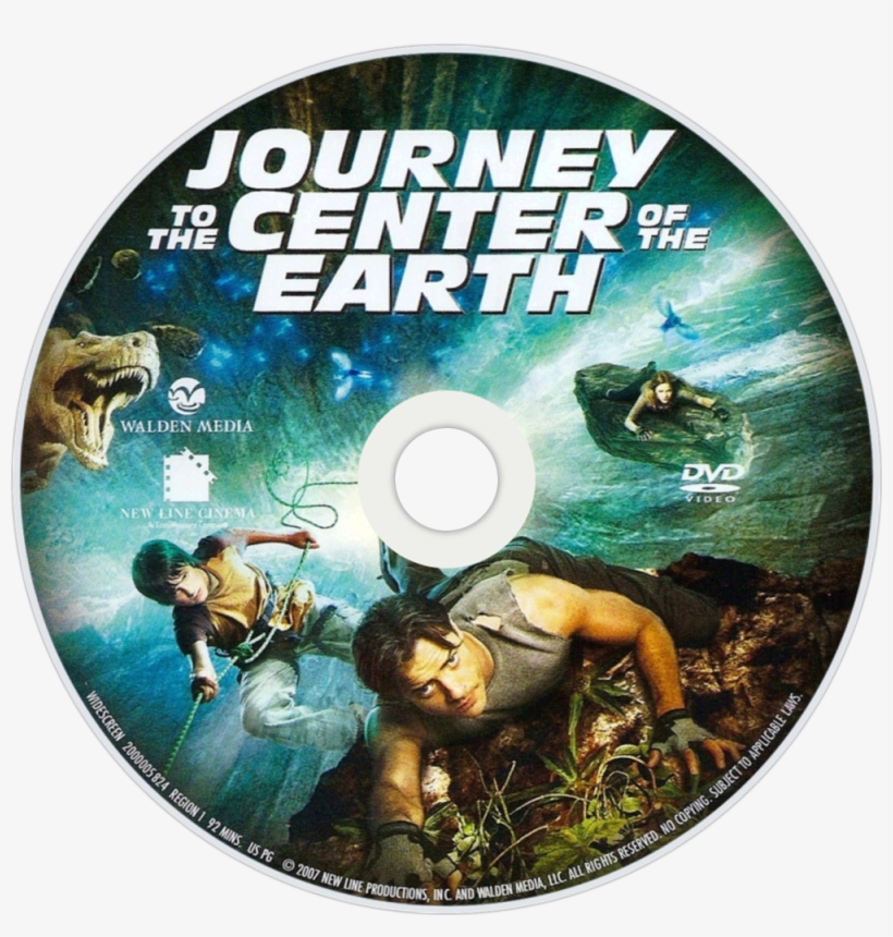 Journey Center Earth Cartoon Dvd - Journey To The Center Of The Earth Poster, transparent png #9258901